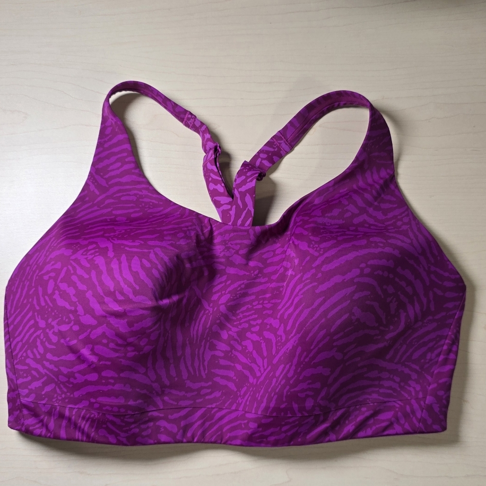 Athleta Magenta‎ High Intensity Sports Bra Size 38DD